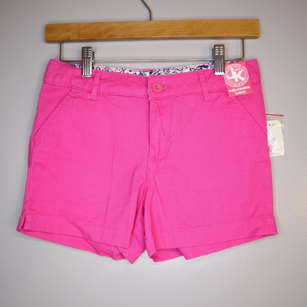 NWT J Khaki Kids Hot pInk Shorts